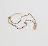 Afica pendant semi-beaded necklace